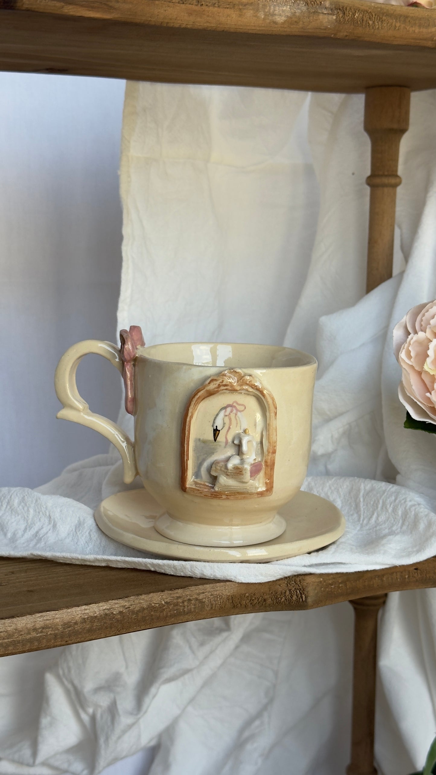 Swan cup set