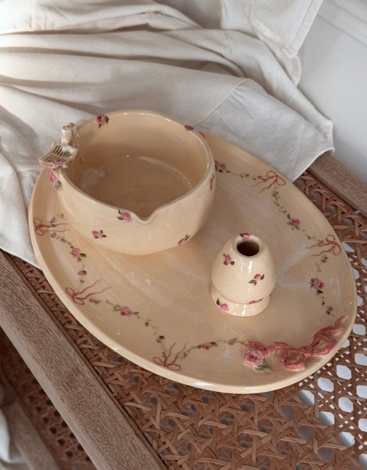 Matcha set in Rosiè